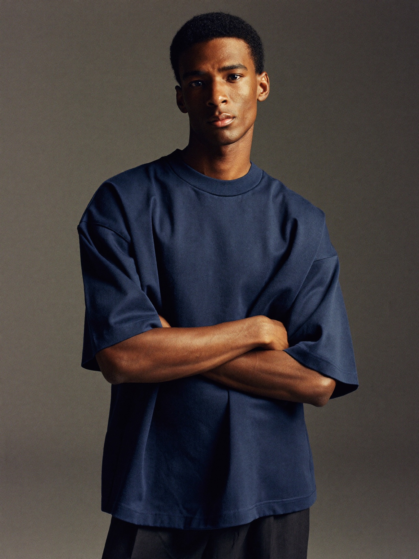 Model wearing the Marine heavyweight tee